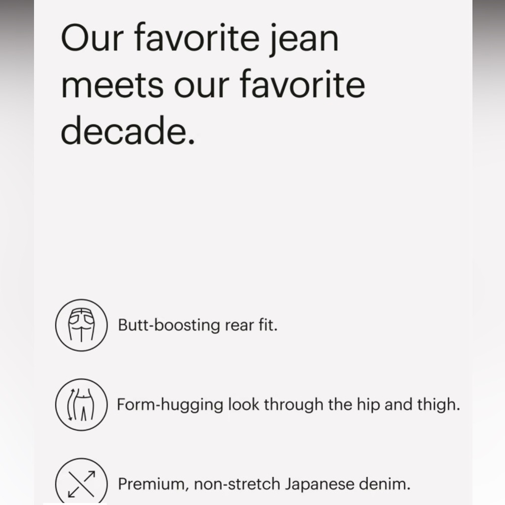 Everlane The Curvy ‘90s Cheeky Straight Jean in Northridge Blue - Picture 13 of 13